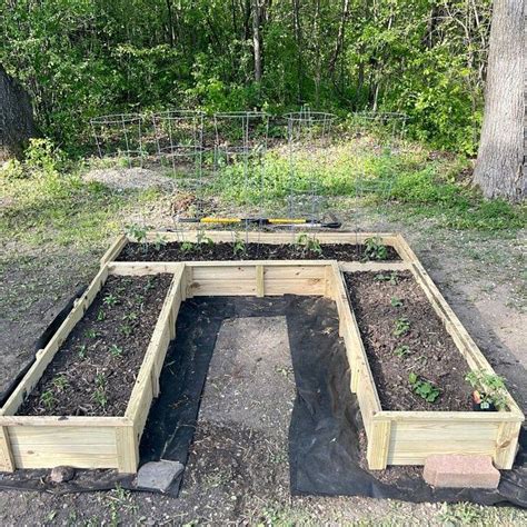 Cedar Raised Garden Bed Step By Step Plans Ft U Shaped Garden Bed