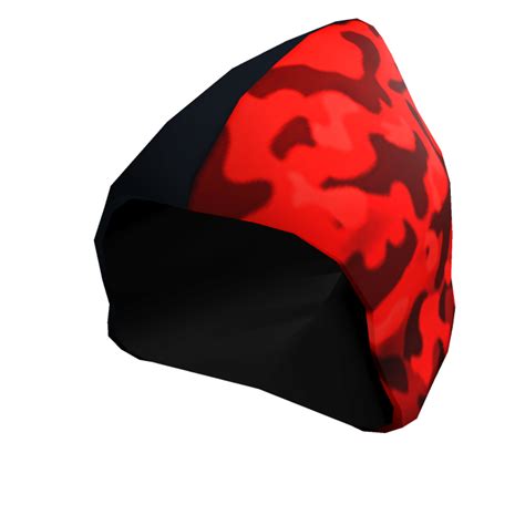 Red Half Camo Hood Roblox Wikia Fandom