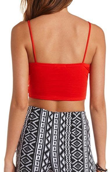 Charlotte Russe Strappy Caged Bustier Crop Top 16 Charlotte Russe