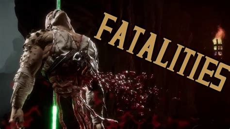 Mortal Kombat 11 Fatalities Youtube