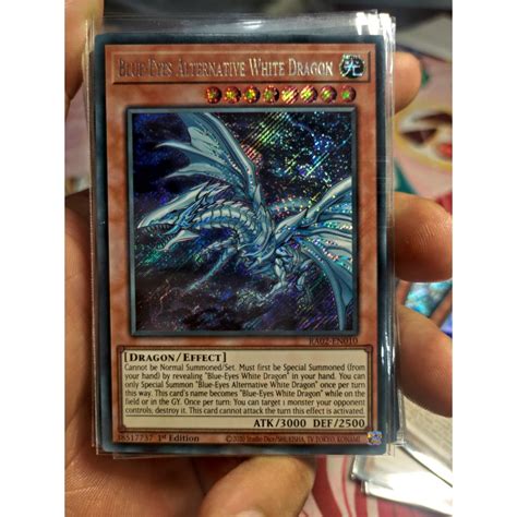 Kw Yugioh En Uk Th B I Blue Eyes Alternative White Dragon Ra