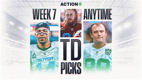 NFL TD Scorer Player Props For Sunday Week 7 Afternoon Slates