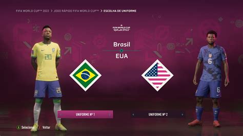 Fifa 23 Brasil 🇧🇷 Vs 🇺🇸estados Unidos Copa Do Mundo Qatar 🇶🇦2022 Final🏆 Youtube