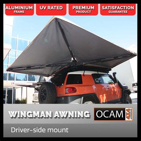 4X4 Wing Awnings - Durable Foxwing Style Awning For Full Shade Coverage