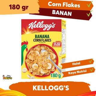 Jual SEREAL KELLOGGS FRUIT BANANA CORN FLAKES 180 GR Shopee Indonesia