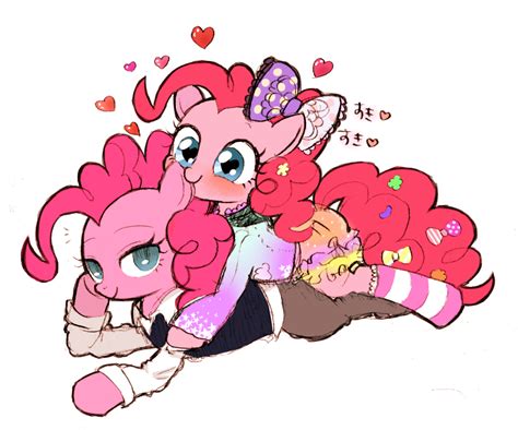 554707 Safe Artist Momo Pinkie Pie Changeling G4 Clothes Cute