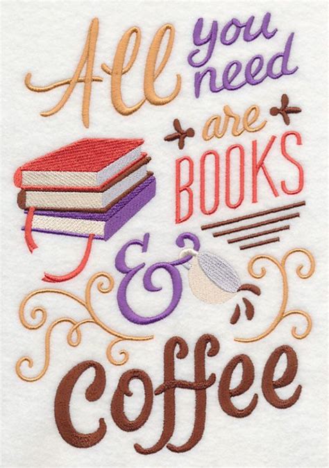 All You Need Are Books And Coffee Design M From Emblibrary