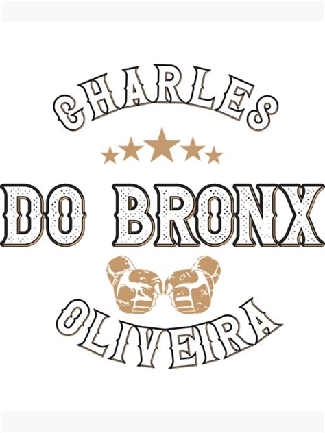 "Charles Do Bronx Oliveira " Poster for Sale by BellCleopatrArt | Redbubble