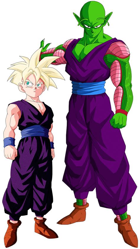 Student And Teacher Son Gohan And Piccolo By Brusselthesaiyan On