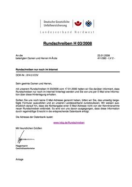 Ausf Llbar Online Rundschreiben Nur Noch Im Internet Pdf Kb Dguv