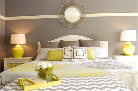 Gray And Yellow Bedroom / Grey And Yellow Bedroom Interior Trendy Color ...