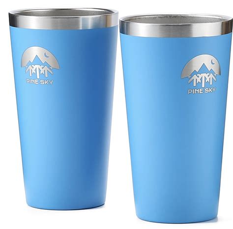 Buy Stainless Steel True Pint Cup By Pine Sky 16 Oz Vacuum Insulated