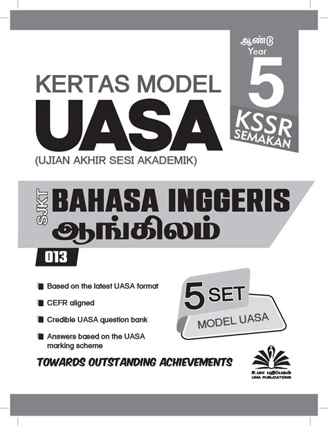 Kertas Model Uasa Bahasa Inggeris Year 5 Sjkt Uma Publications