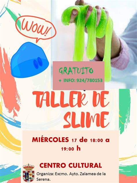 Taller De Slime Ayuntamiento De Zalamea De La Serena