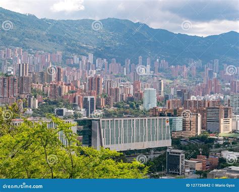 Cityscape And Panorama View Of Medellin Colombia Medellin Is The