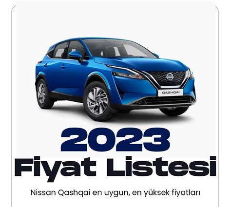 Nissan Qashqai Ocak Fiyat Listesi