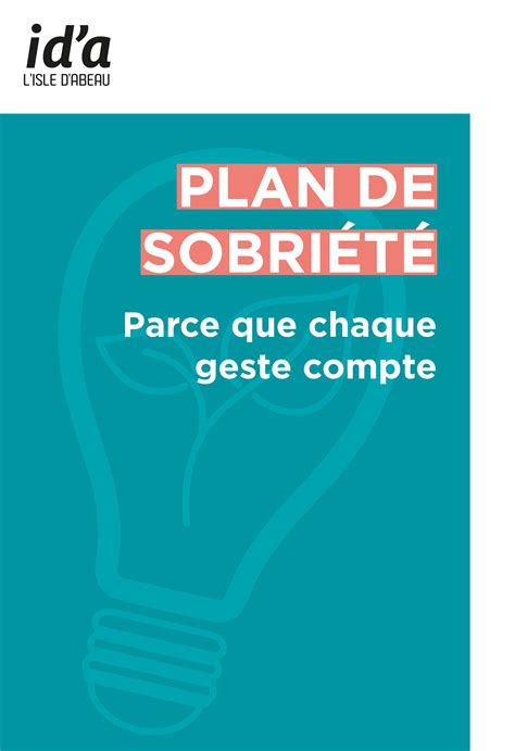 Plan Sobriete Mairie De L Isle D Abeau