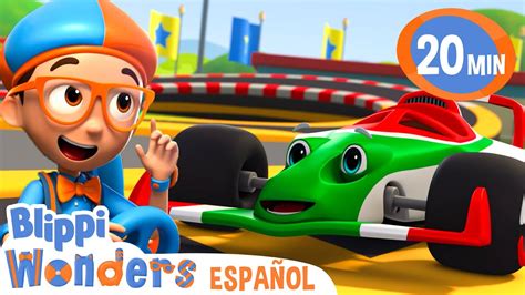 Súper Rápido Coche de Carreras Blippi Wonders Caricaturas para niños