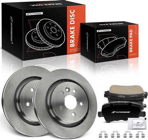 Amazon A Premium 11 88 Inch 302mm Rear Vented Disc Brake Rotors