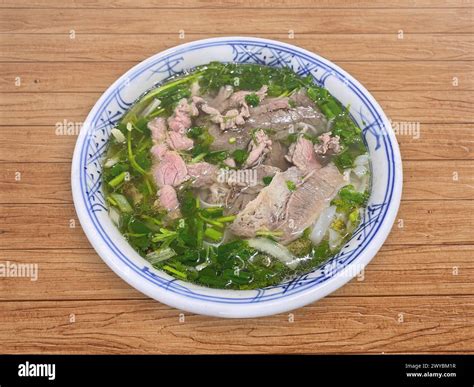 Beef Noodle is famous Vietnamese food Phở bò Vietnam Pho vietnamita