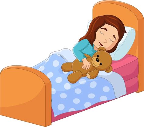 Cartoon Sleeping Girl