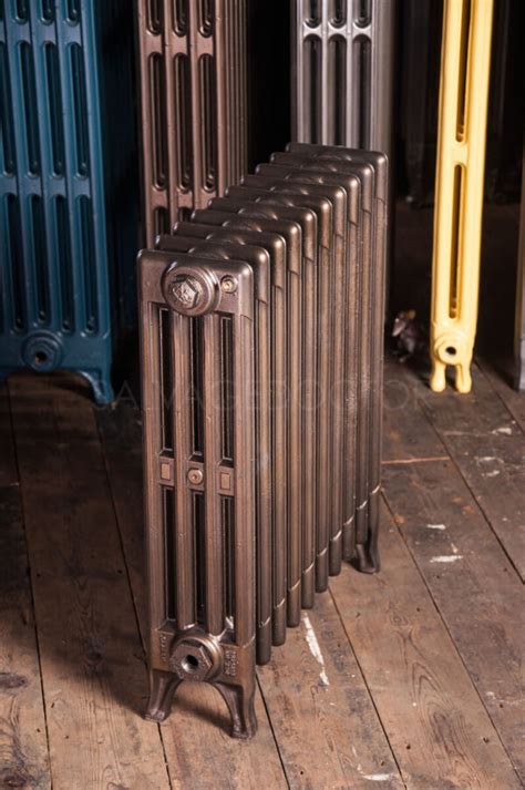 Ideal Standard 4 Column Cast Iron Radiator 925mm High In Bronze