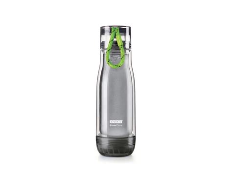 Zoku Glass Core Bottle Bottiglia Termica In Vetro 475 Ml Nero