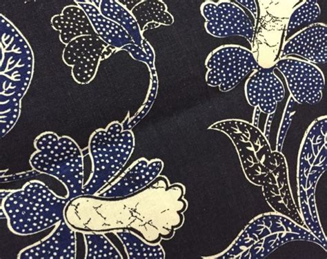 Delft Blue And White Floral Quilting Cotton Fabric Yardage Etsy