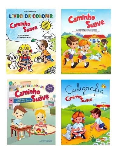 Livros Caminho Suave Cartilha Caligrafia Colorir Atividades