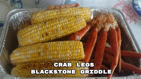 Crab Legs On Blackstone Griddle Youtube