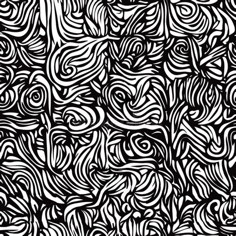 Black White Pattern Abstract Waves Stock Illustrations 33 596 Black