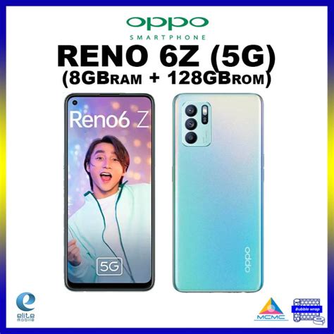 Oppo Reno 6z 5g Smartphone 8gb Ram 128gb Rom 30w Vooc Flash Charge 4 0 Every Emotion In