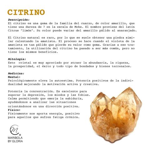 Aprendemos Sobre El Citrino Copyright Maribolabygloria