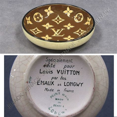 Vintage Louis Vuitton Glazed Earthenware Dish