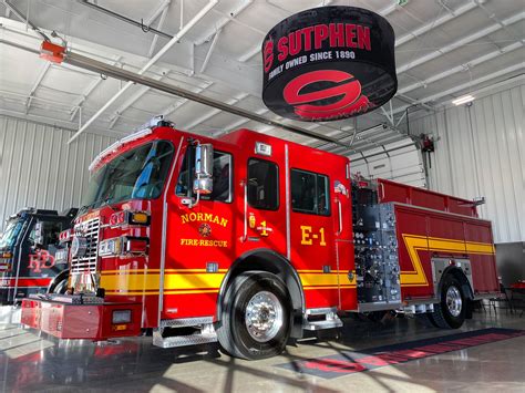 Custom Pumper Norman Fire Department OK Sutphen Corporation Fire