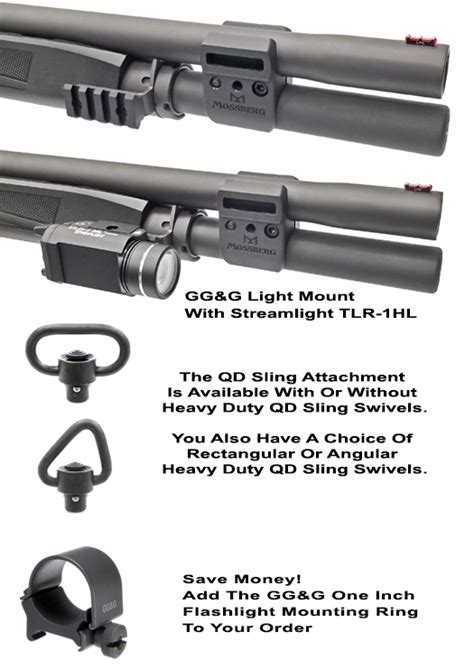 Mossberg 940 PRO Shotgun Quick Detach Sling Flashlight Mount Mosberg