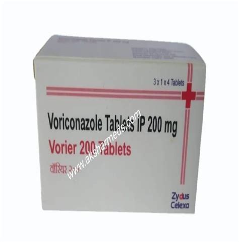 Mg Vorier Voriconazole Tablets Ip Zydus Treatment Antifungal At