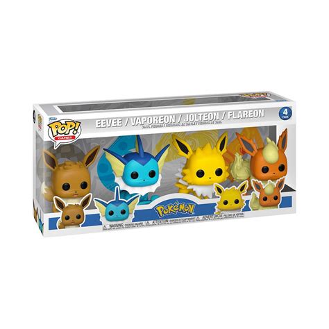 Funko Pop Pokemon Eevee Eeveelution Pack Bracepl