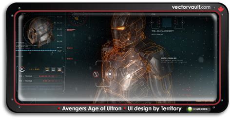 Video Avengers Age Of Ultron User Interface Design By Territory