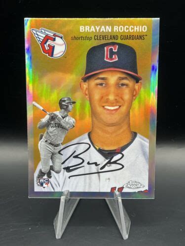 Topps Chrome Platinum Anniversary Brayan Rocchio Refractor