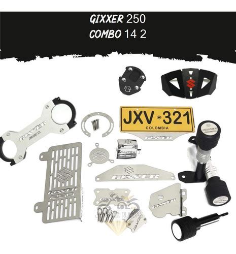 Kit Combo 14 2piezas Partes Lujo Moto Gixxer 250 Envío gratis