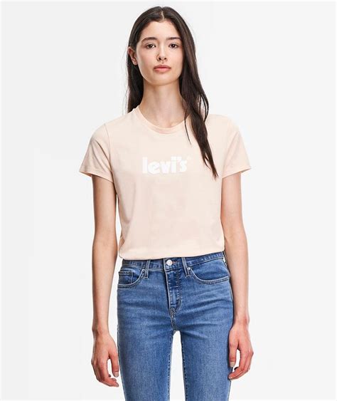 Levi S T Shirt The Perfect Tee Peach Puree Rosa Donna T Shirt