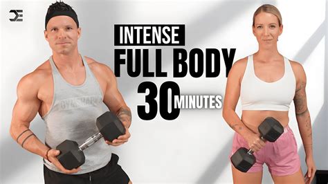 30 Min High Intensity Full Body Supersets Workout Weights For Maximum Burn Youtube