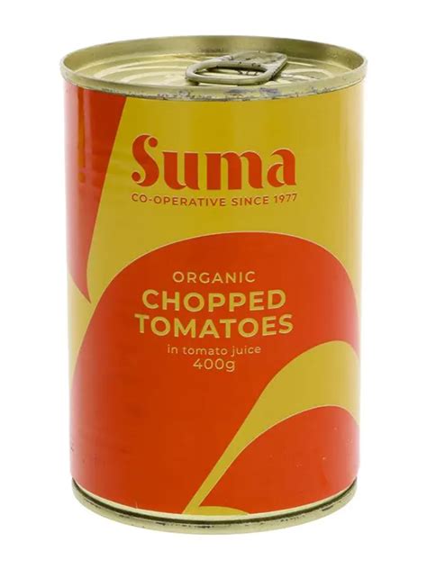 Organic Chopped Tomatoes 400g Suma Healthy Supplies