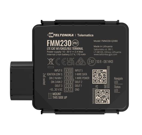 Teltonika Fmm Waterproof Lte Cat M Terminal With Flexible Inputs