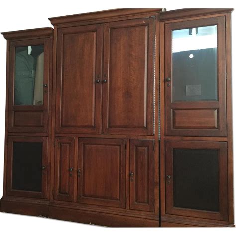 Lexington Solid Wood Entertainment Center Aptdeco