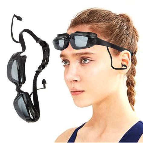 Adult Swim Goggles Adjustable Waterproof Anti Fog UV Swimming Glasses