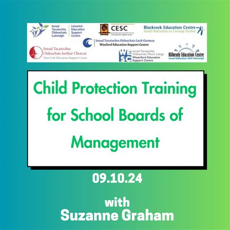 24LC 10 027 - Child Protection Training for members of Schools Boards of Management -Primary ...