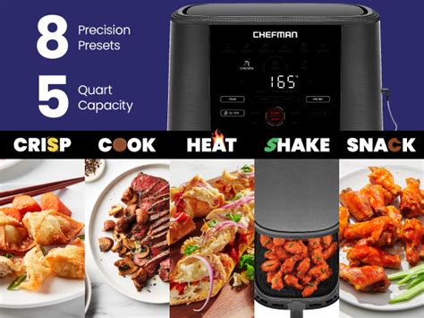 5 Quart Digital Air Fryer With Temperature Probe