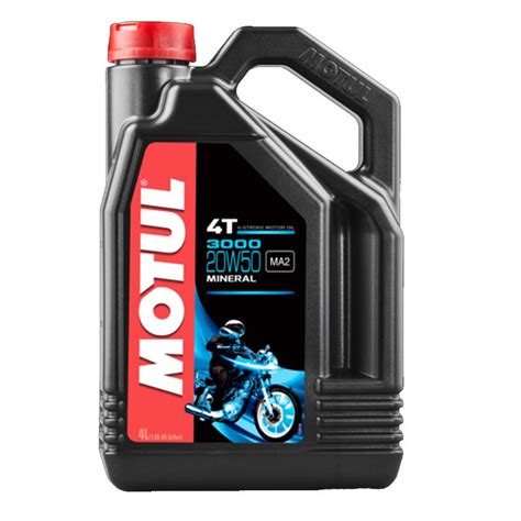 Huile Moteur Motul 3000 20W50 4L Huile Spray Entretien Motoblouz